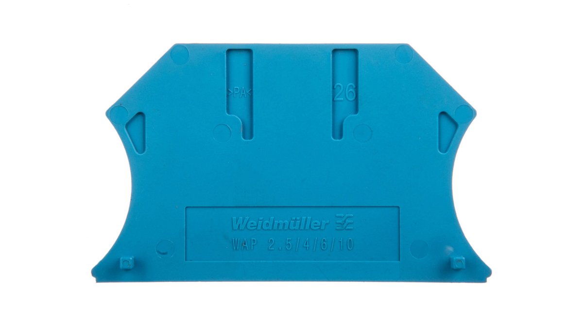 Weidmuller Ścianka końcowa niebieska WAP 2.5-10 BL 1050080000 /50szt./ 1050080000