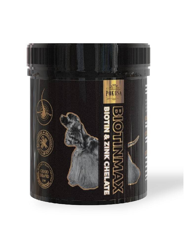 Pokusa DiamondCoat Biotin Max 350g piękna sierść