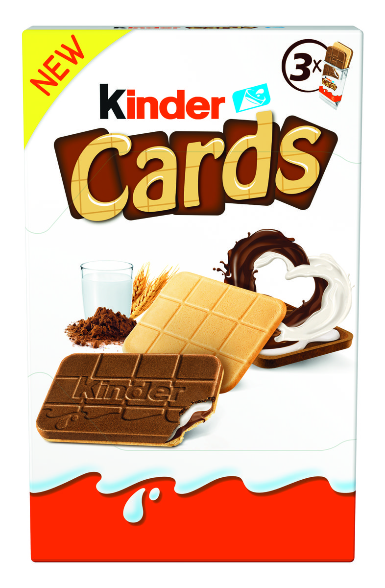 Wafelek Kinder Cards 25.6g * 3 szt FKIN.1456