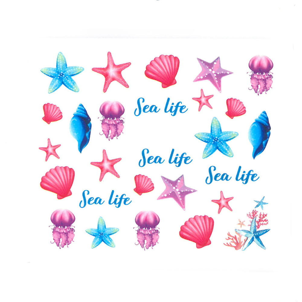 Allepaznokcie Naklejki wodne do paznokci Nr BN 1820