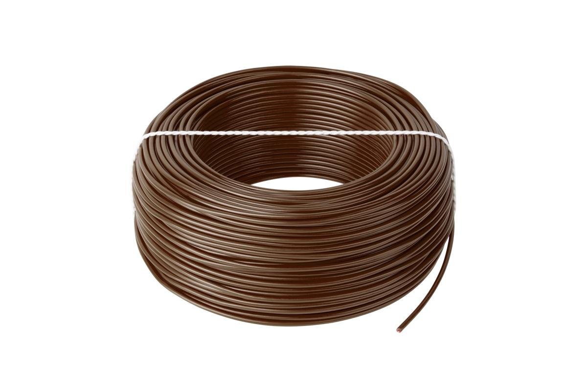 Kabel LgY 1x 1,5mm H05V-K Przewód Brązowy 3299