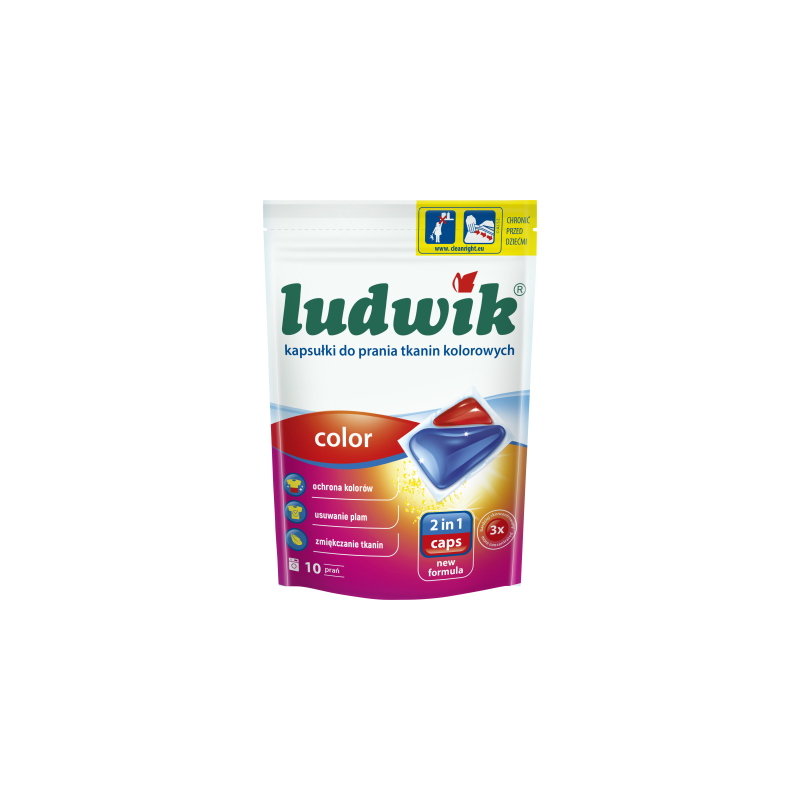 Ludwik Kapsułki Do Prania Color 10 Szt 2 In 1