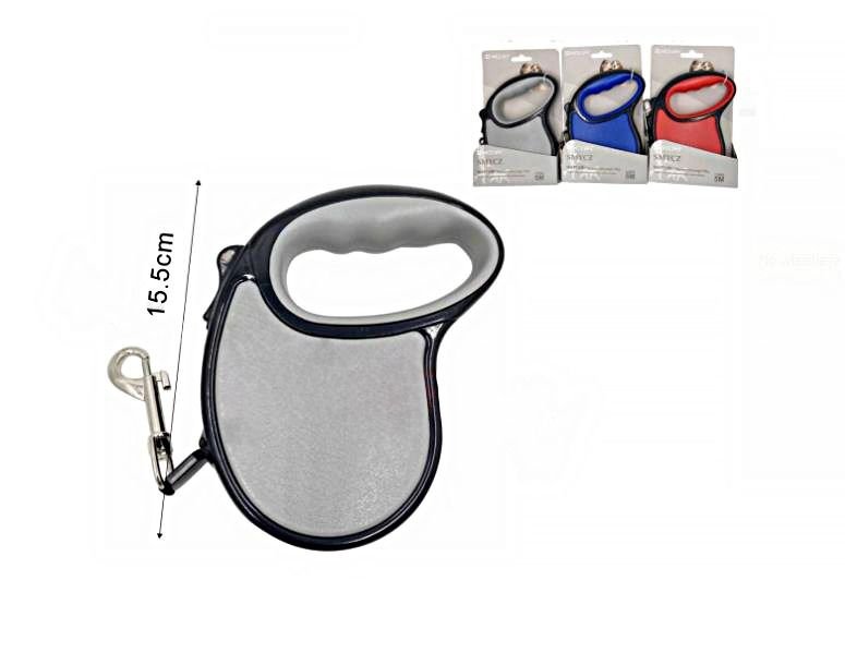 Smycz Automatyczna Dla Psa / Smycz Taśmowa – Rozm. S, Mix Kolorów