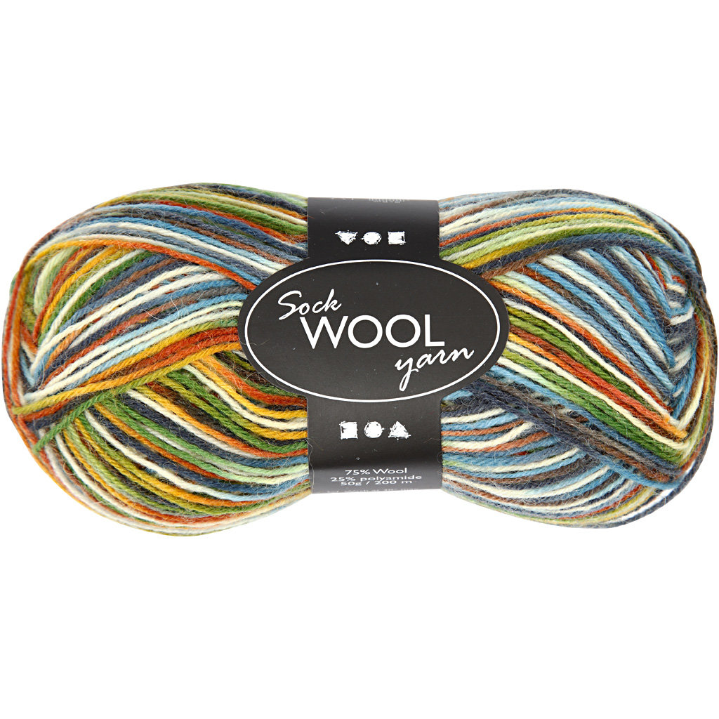 Creativ Company A/S, Włóczka wełna/nylon kolorowa