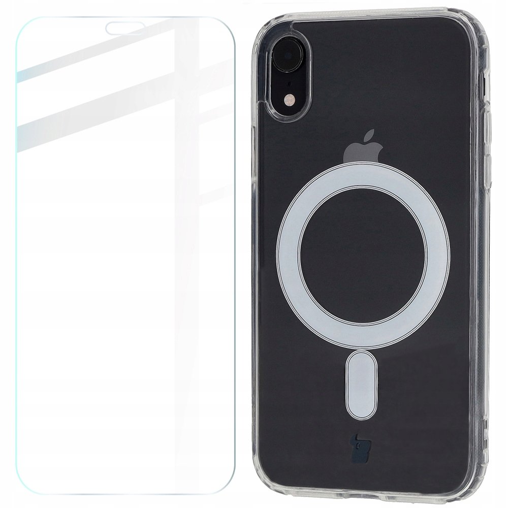 Bizon Etui Case Pure MagSafe do Apple iPhone Xr przezroczyste