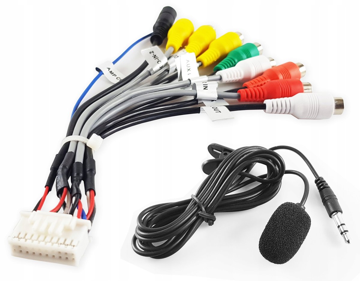 Złącze 20 Pin Do Radia Android Stacji Mikrofon Rca