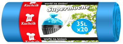 Worki na śmieci super mocne stanitarne 35 L 20 szt