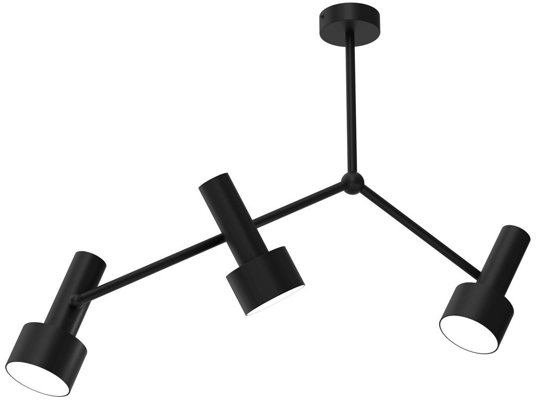 Nowoczesna lampa sufitowa Linterna MLP8677 modna czarna
