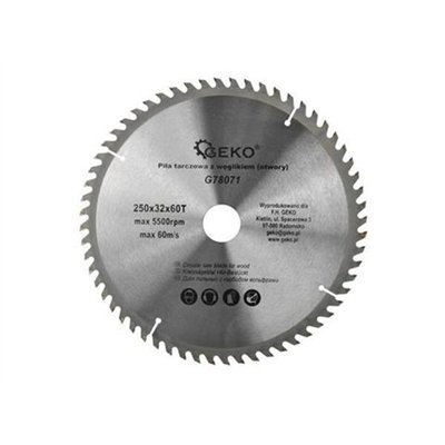 Tarcza do cięcia drewna drzewa 250x32x60T (25)