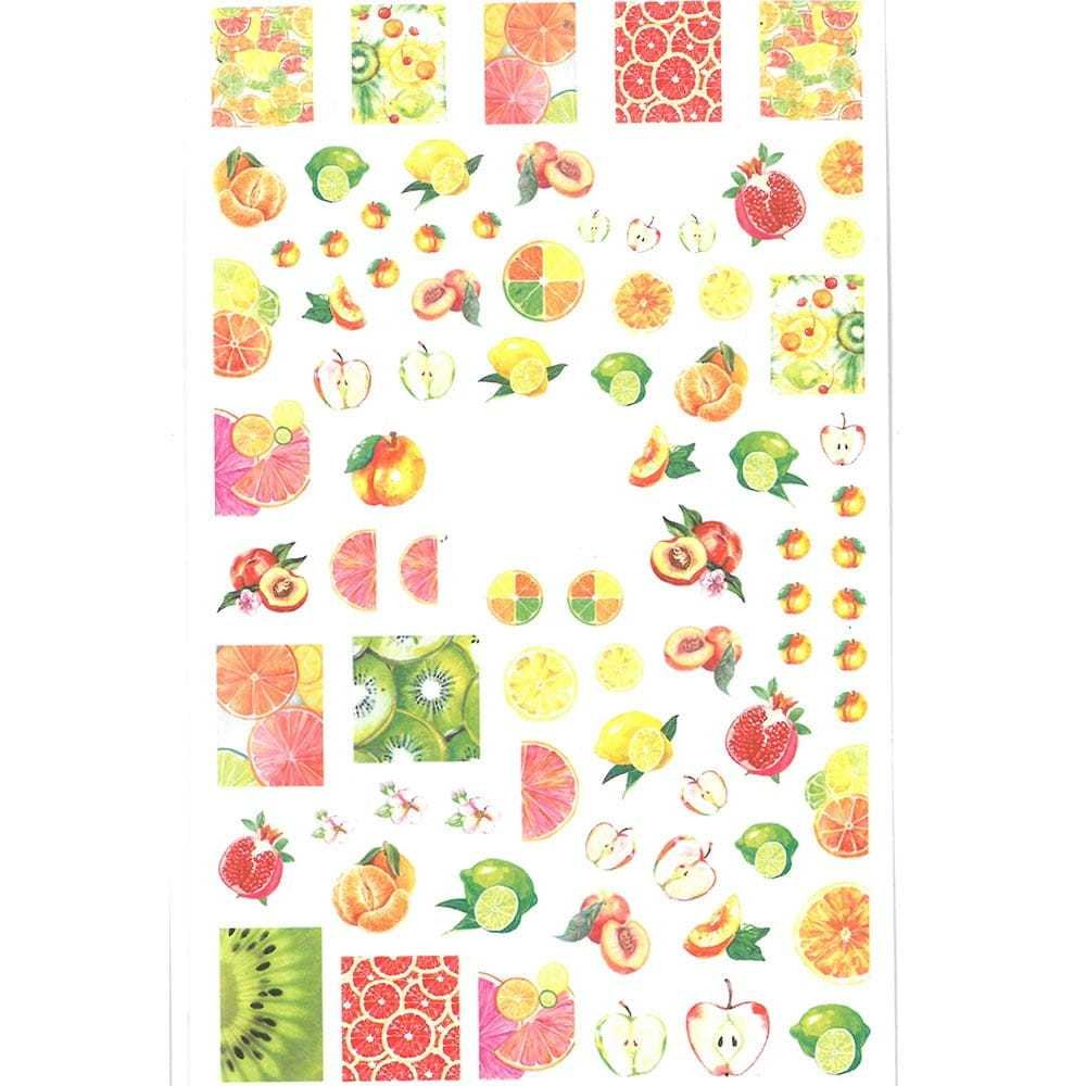 Allepaznokcie Naklejki do paznokci cienkie samoprzylepne Miss Colour Nr F644
