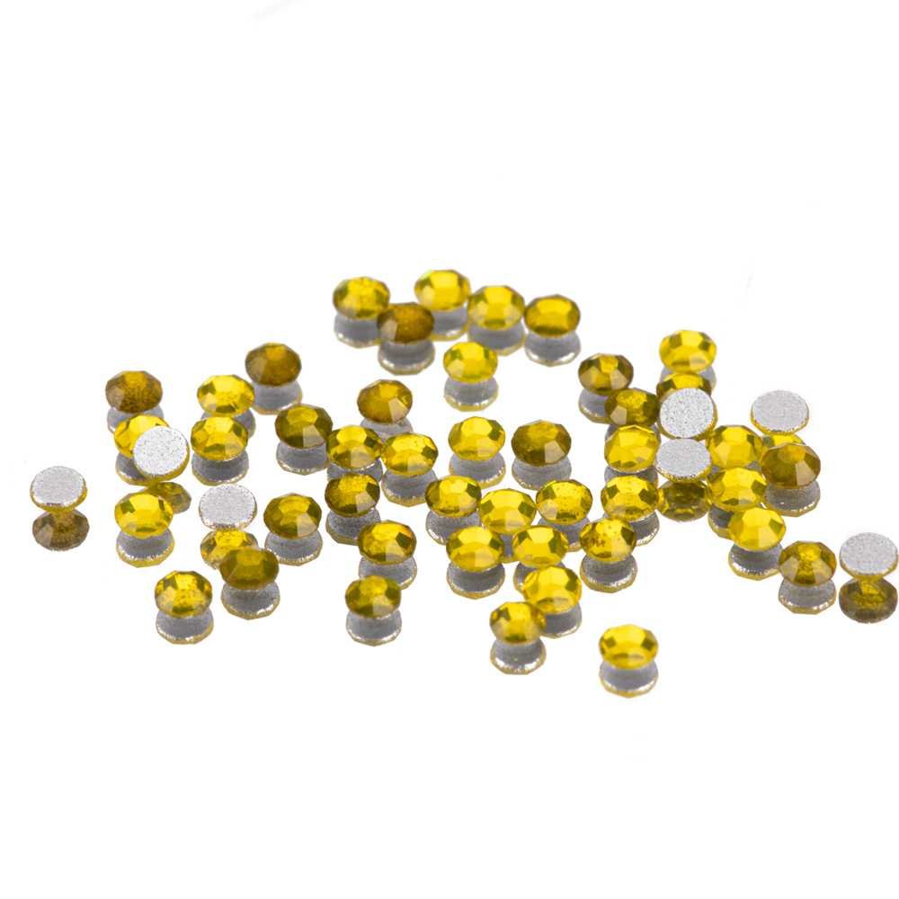 Cyrkonie A'la Swarovski SS3 Citrine 50szt