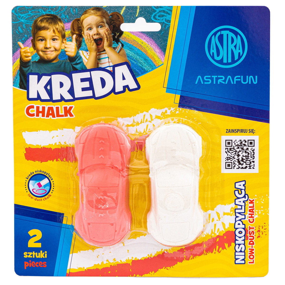 Kreda Samochody Astra Fun 2 szt