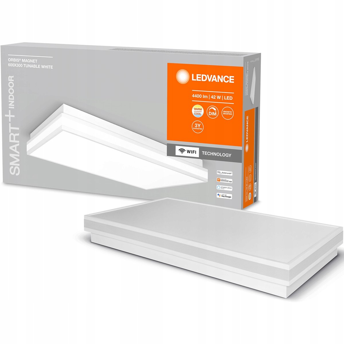 LEDVANCE SMART+ SMART+ WiFi Orbis Magnet biała, 60x30cm