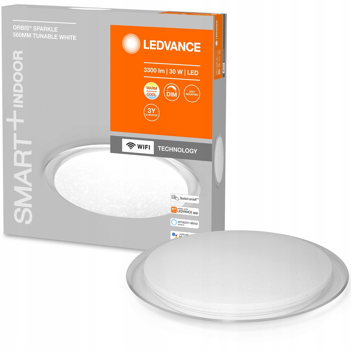 LEDVANCE SMART+ SMART+ WiFi Orbis Sparkle, CCT, 56 cm