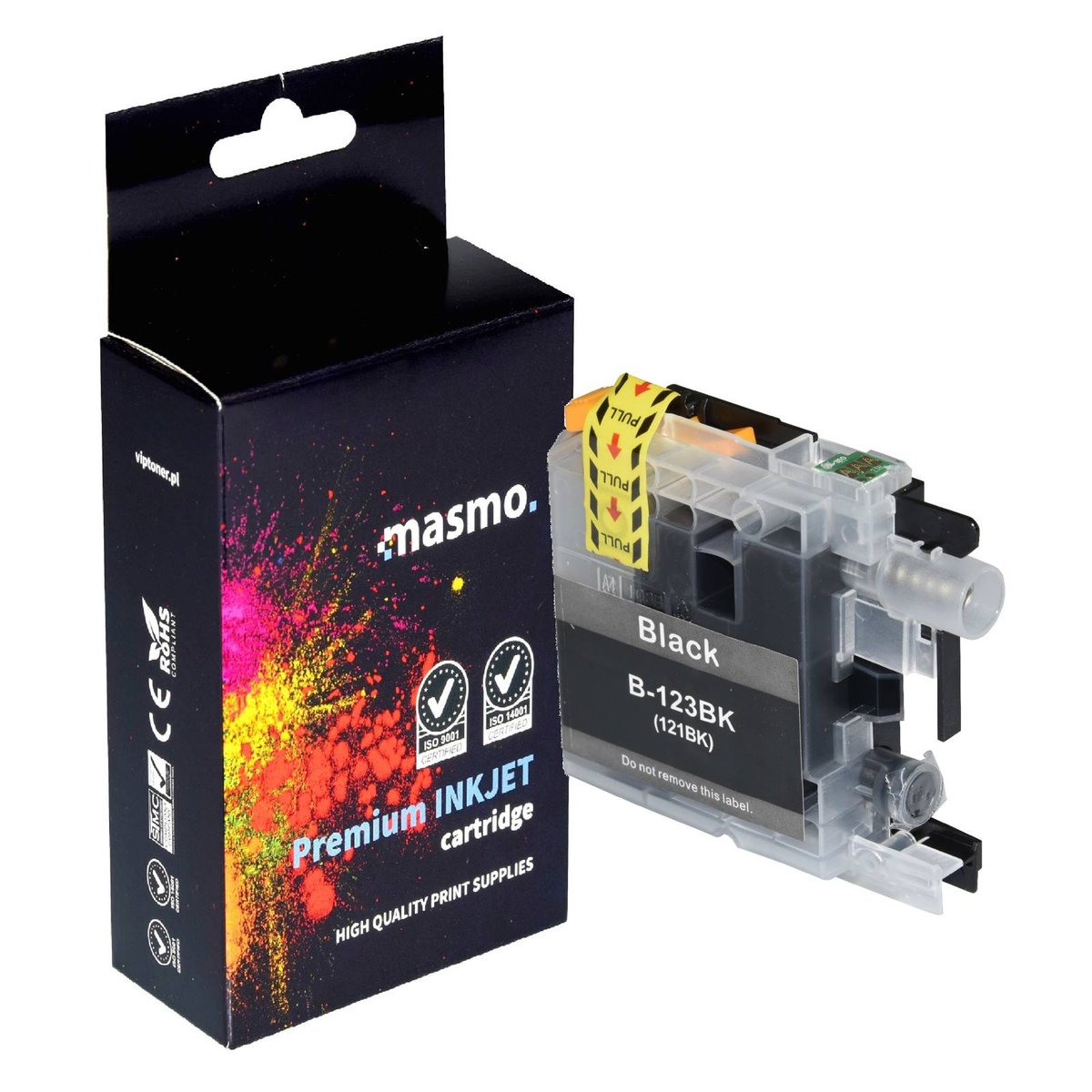 Tusz MASMO do Brother LC123 DCP-J132W DCP-J152W MFC J6520DW J6920DW czarny zamiennik