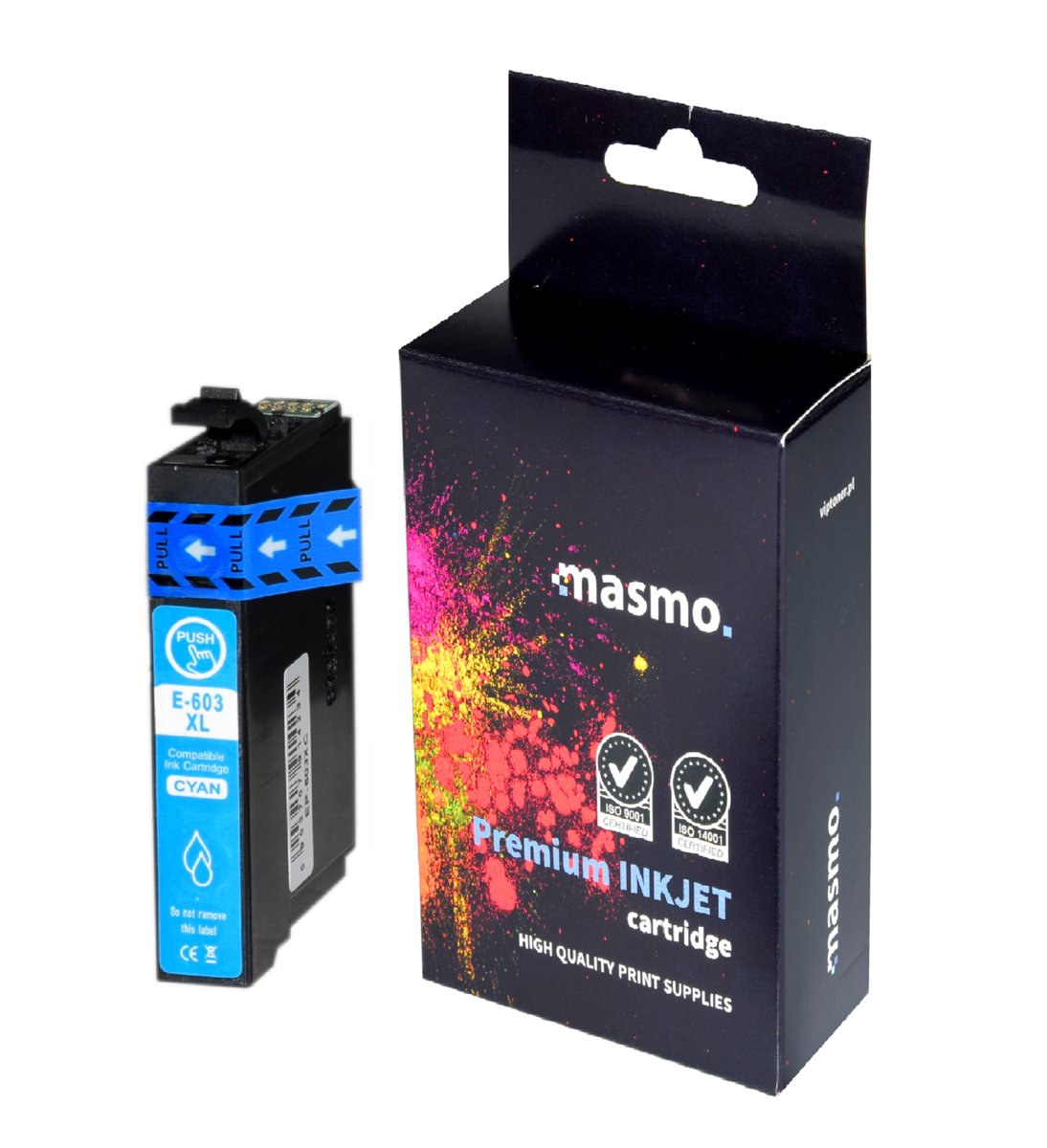 Tusz MASMO do Epson T603 XL XP-4100 XP-4105 XP-3105 XP-3100 niebieski zamiennik