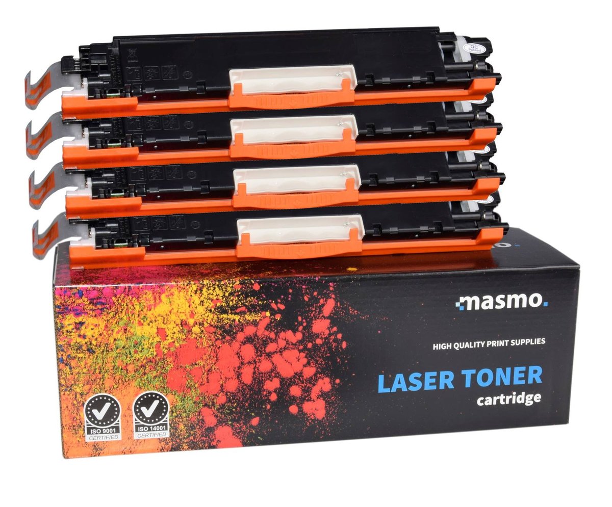 Zestaw 4X Toner Masmo Do Hp Cf350A-Cf353A Laserjet Pro Mfp M176N M177Fw Cmyk Zamienniki