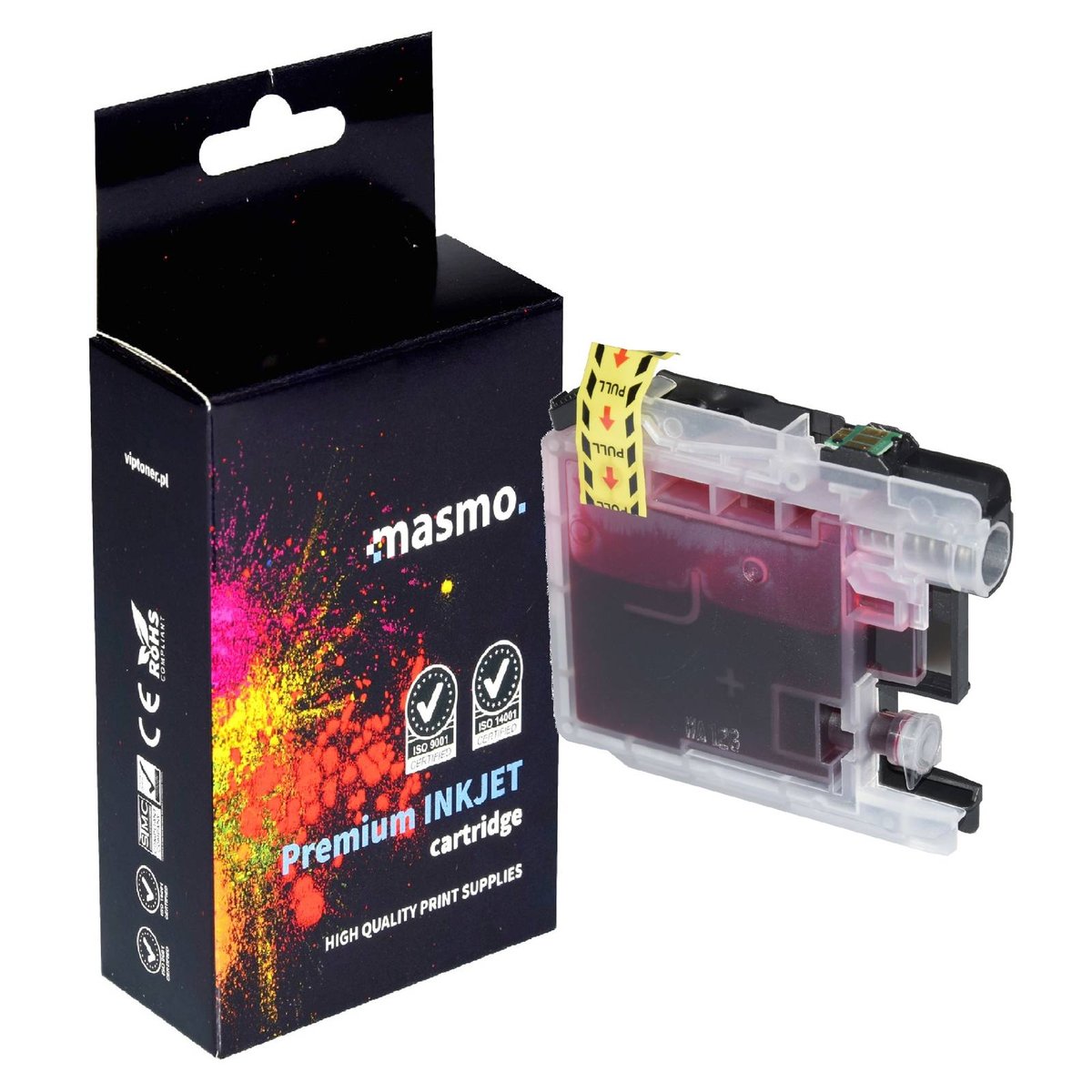 Tusz Masmo Do Brother Lc123 Dcp-J132W Dcp-J152W Mfc J6520Dw J6920Dw Purpurowy Zamiennik