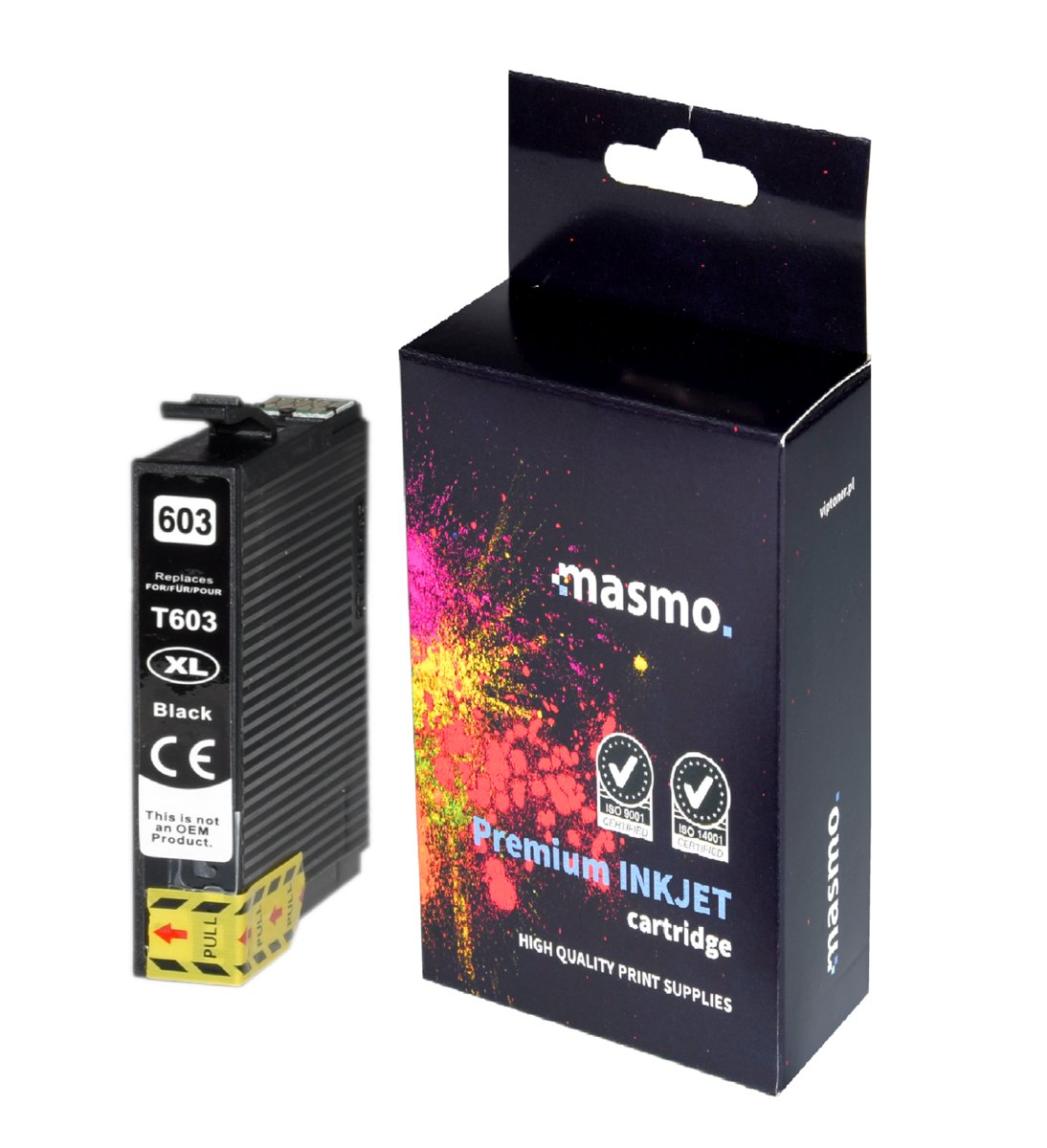 Tusz MASMO do Epson T603 XL XP-4100 XP-4105 XP-3105 XP-3100 czarny zamiennik