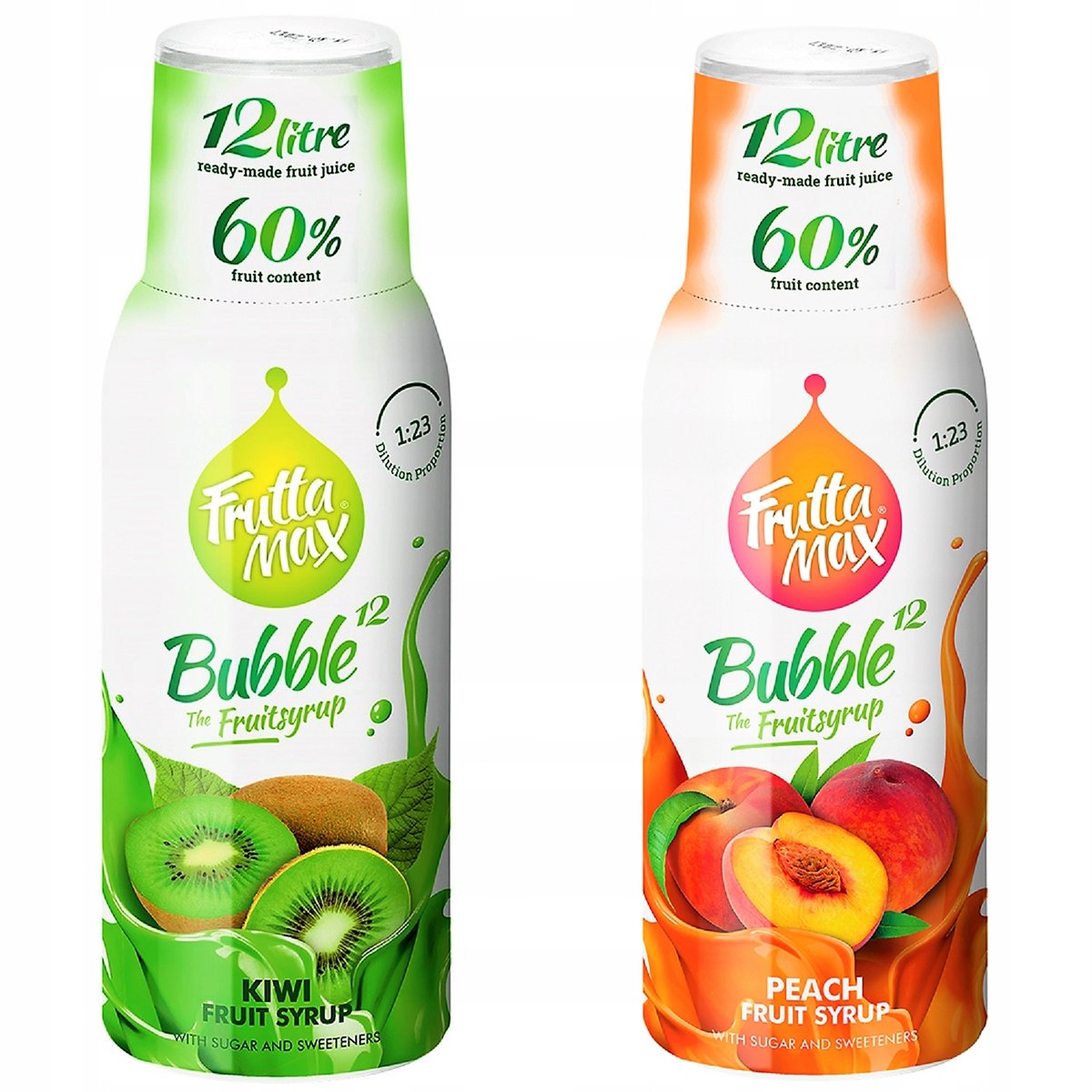 Syropy Fruttamax Kiwi Brzoskwinia 500 Ml