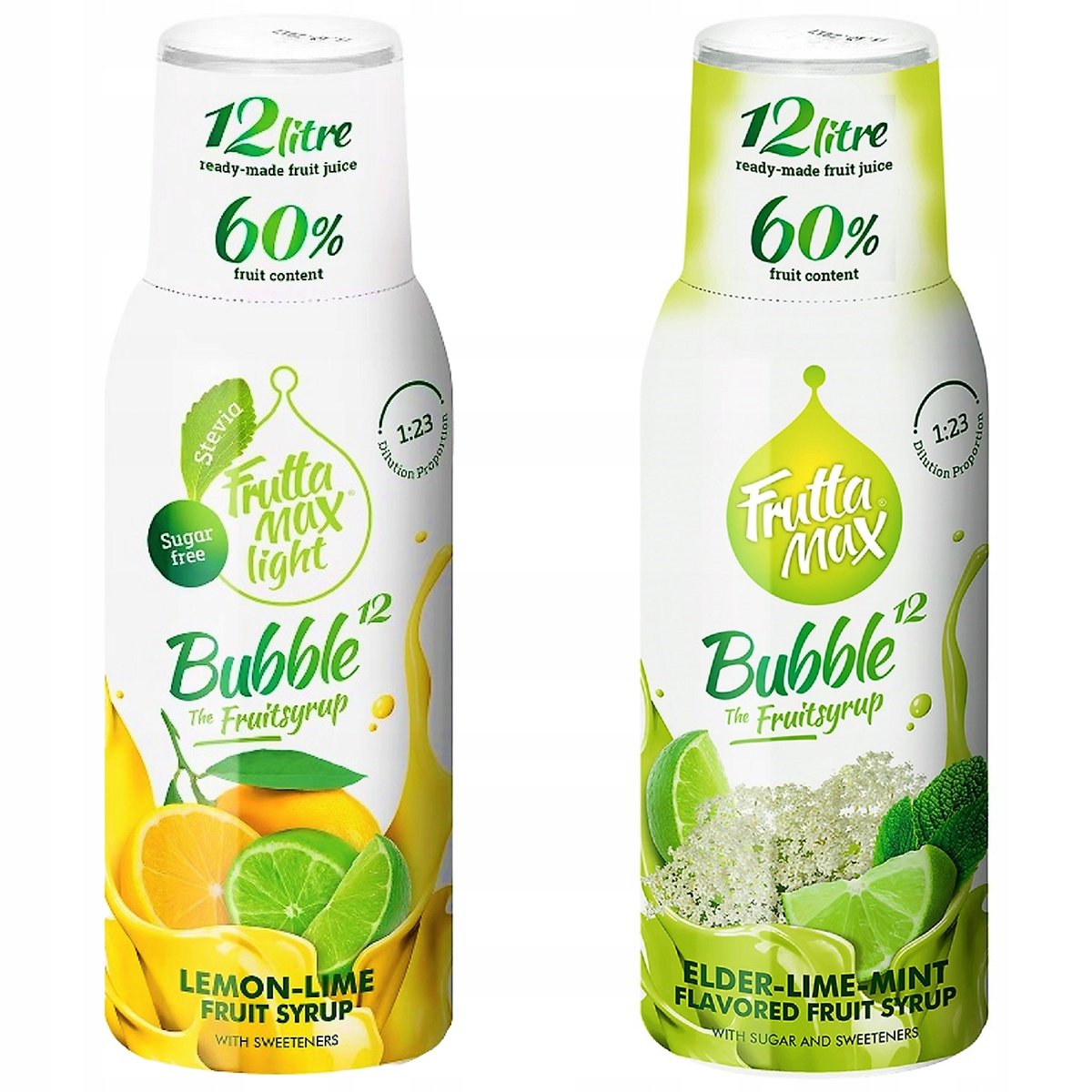 Syrop Fruttamax Cytryna Limonka Light Mięta 500 Ml
