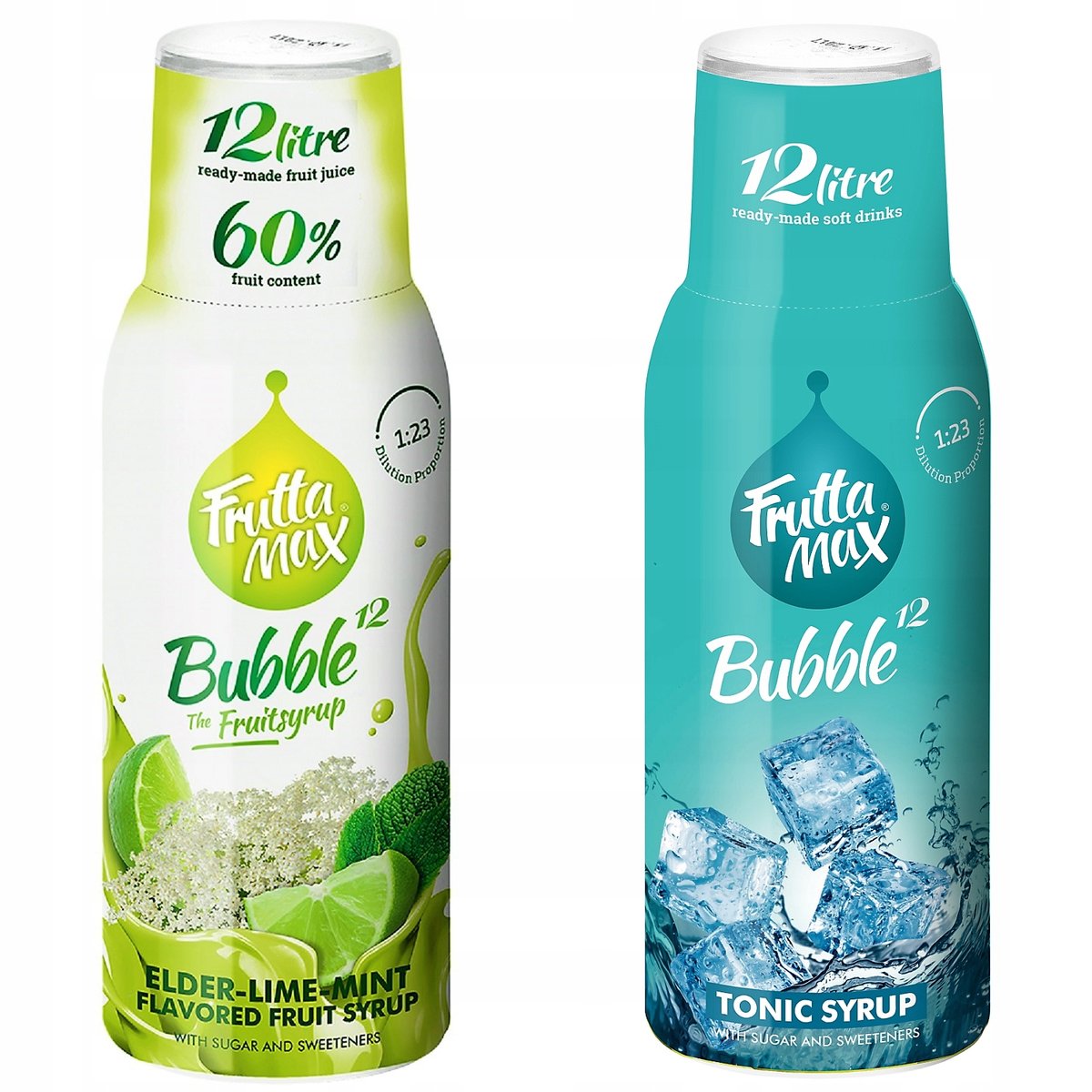 Syropy Fruttamax Limonka Mięta Bez Tonic 500 Ml