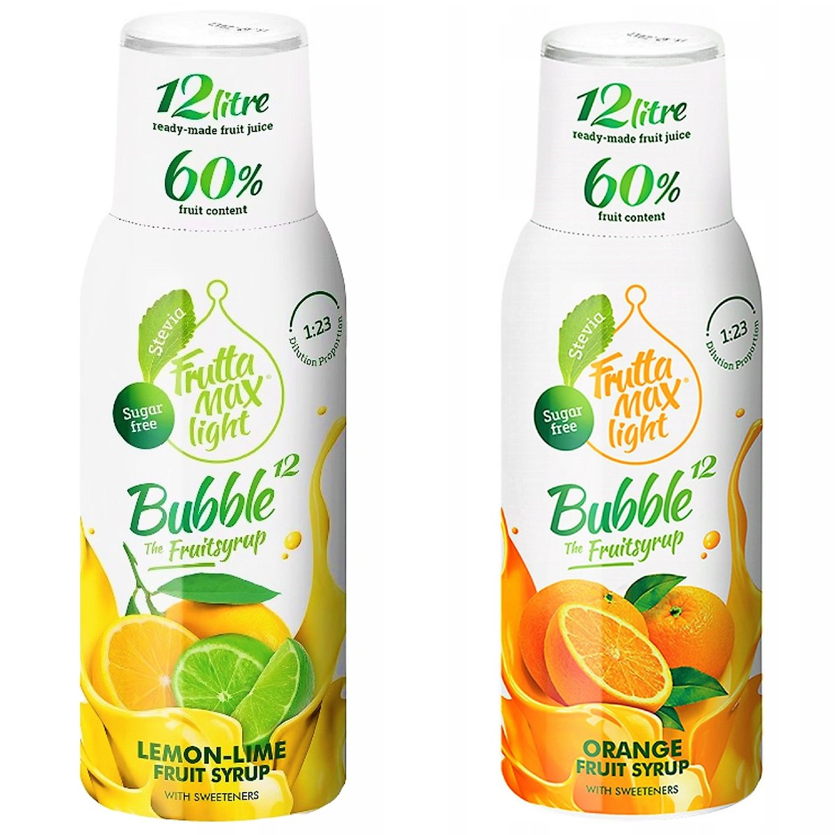 Syrop Fruttamax Cytryna Limonka Light Pomarańcza 500 Ml