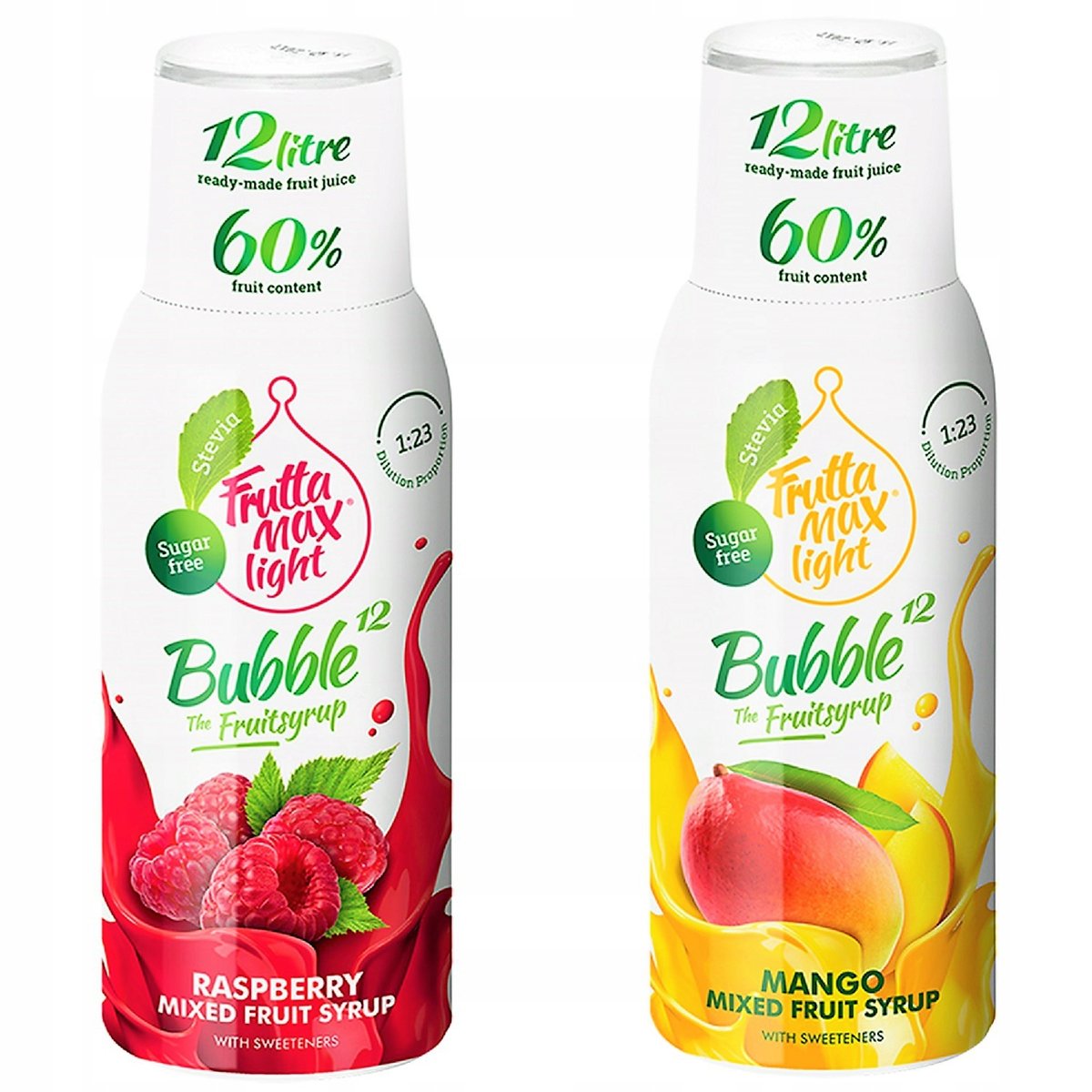 Syropy Fruttamax Malina Light Mango Light 500 Ml