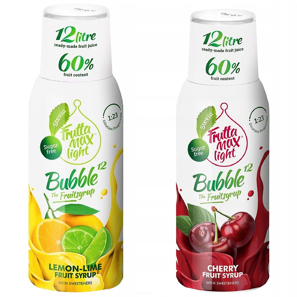 Syrop Fruttamax Cytryna Limonka Light Wiśnia 500 Ml