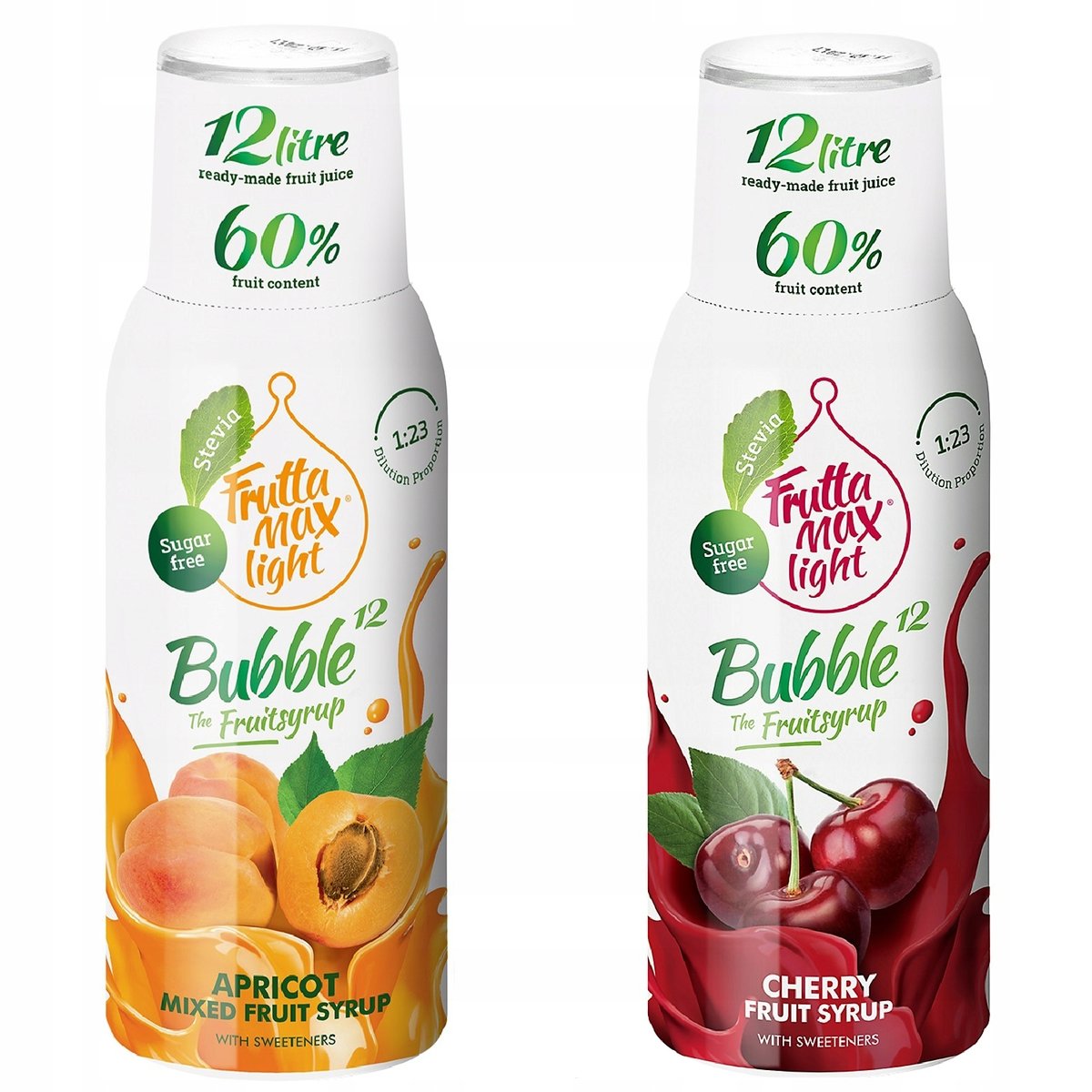Syropy Fruttamax Morela Light Wiśnia Light 500 Ml