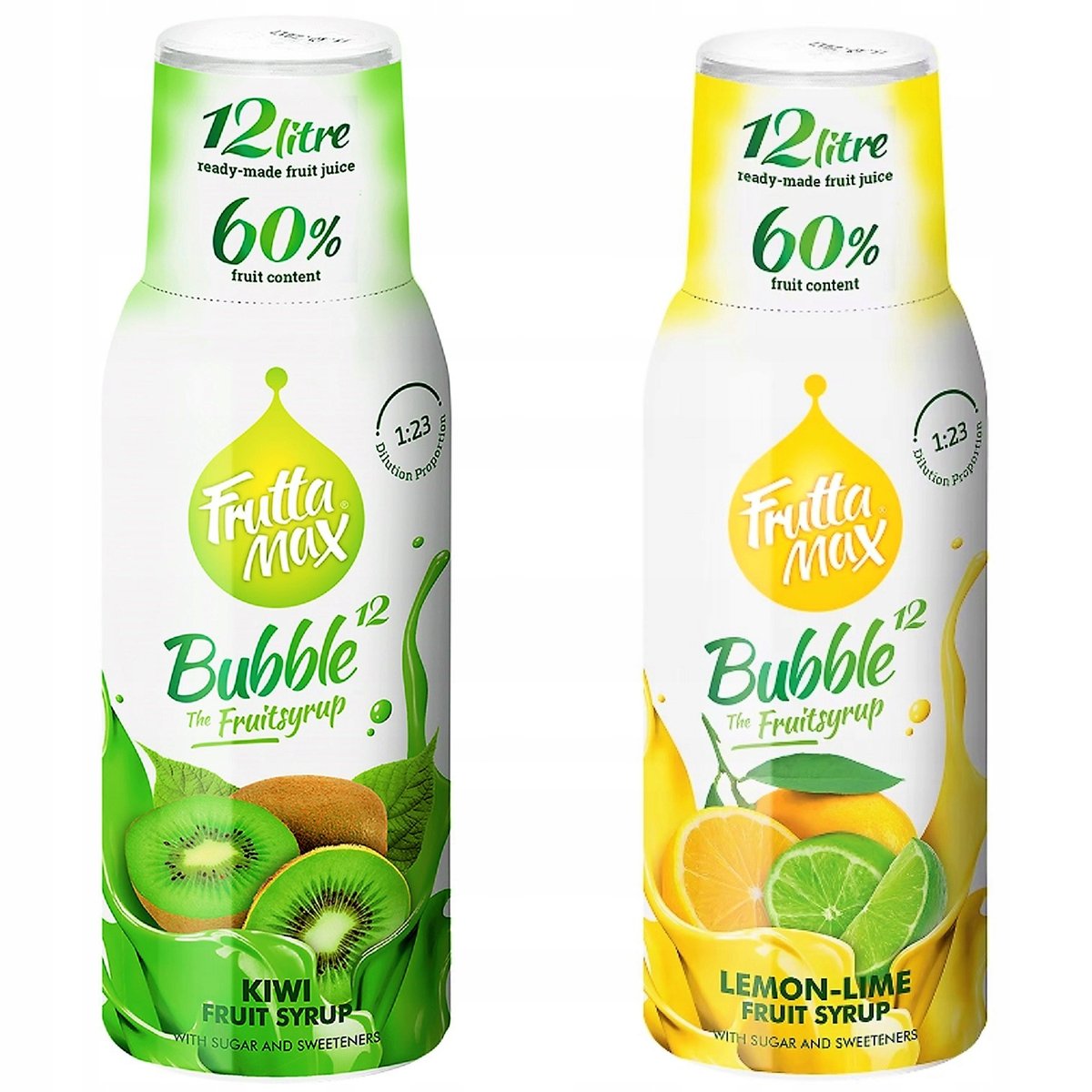 Syropy Fruttamax Kiwi Cytryna Limonka 500 Ml