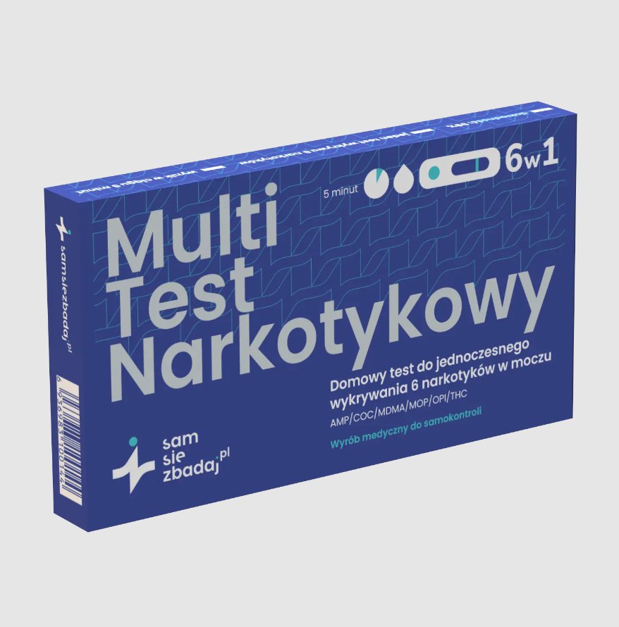 Samsiezbadaj, Multi Test Narkotykowy 6w1