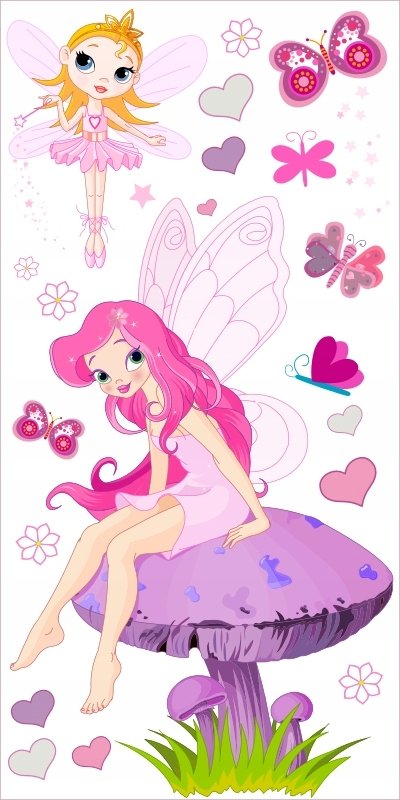 Naklejki dla dzieci mat Leśna Wróżka 33, 120x60 cm