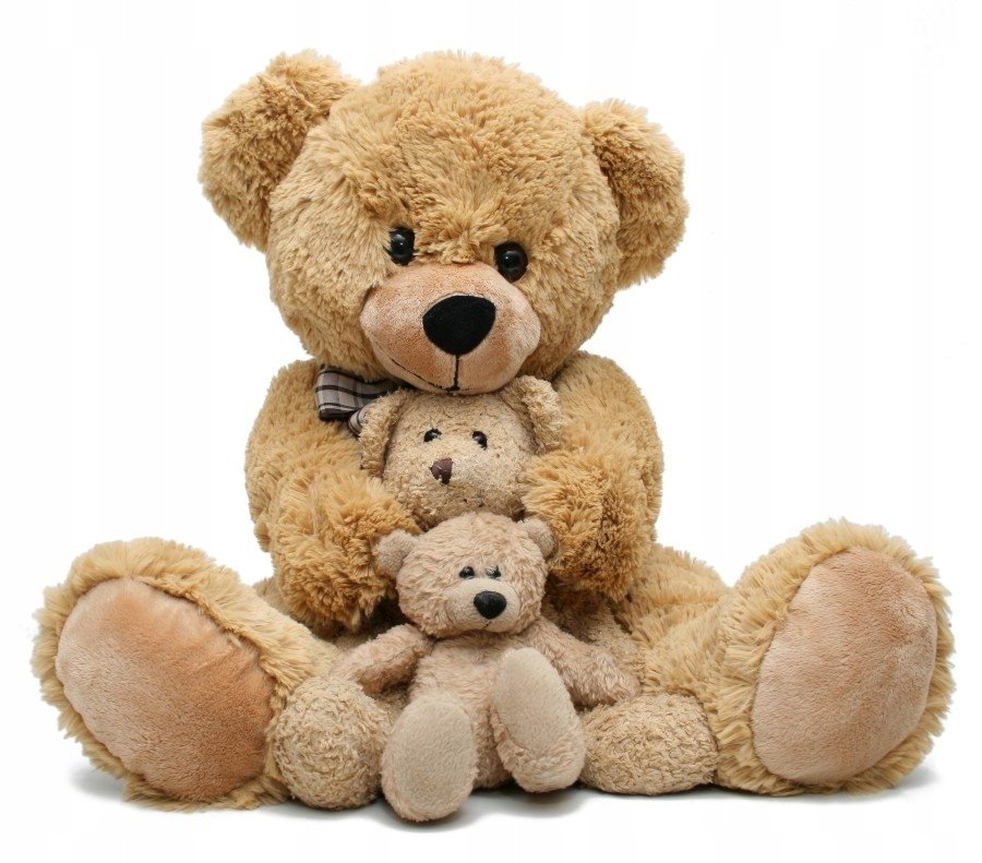 Naklejka na ścianę dla dzieci - Pluszowy Miś 1, 70x59 cm