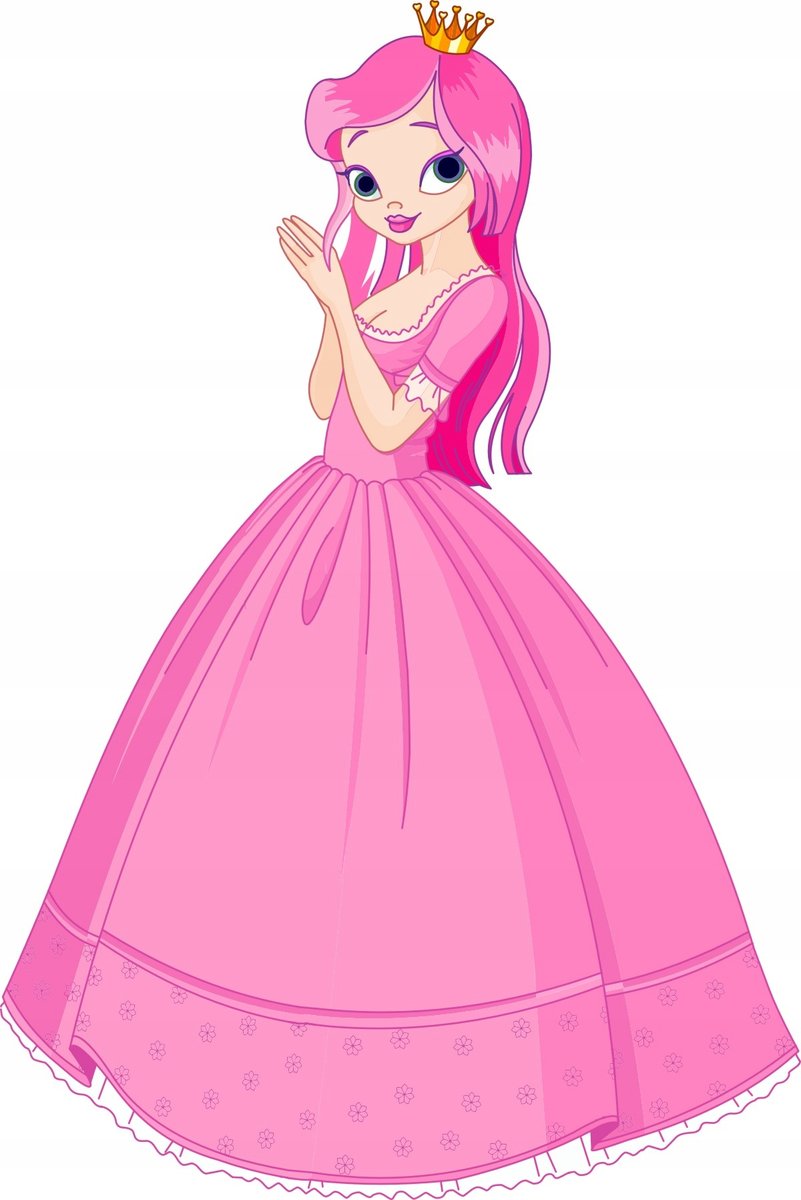 Naklejka ścienna dla dzieci mat Księżniczka 50, 150x100 cm