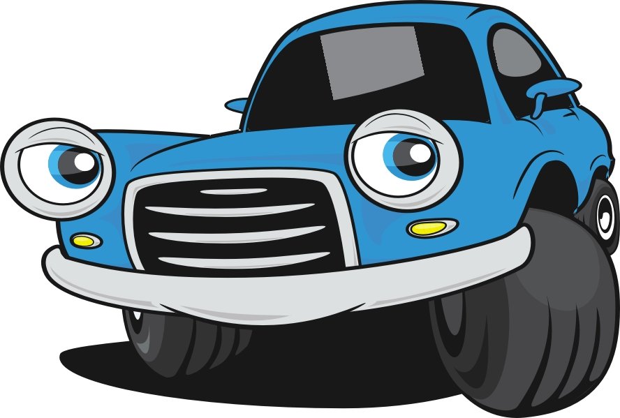 Auto cars samochód - naklejka Pojazdy 215, 120x80 cm