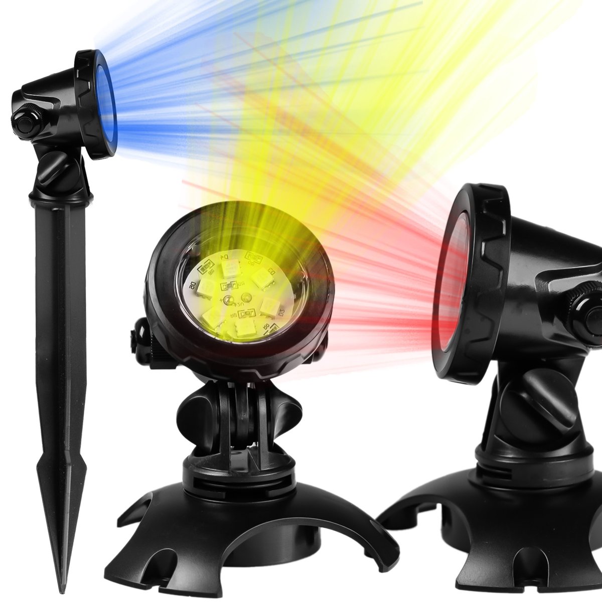 SUNSUN CED-110C 7 COLOR - LAMPY OGRODOWE LED I DO OCZKA WODNEGO