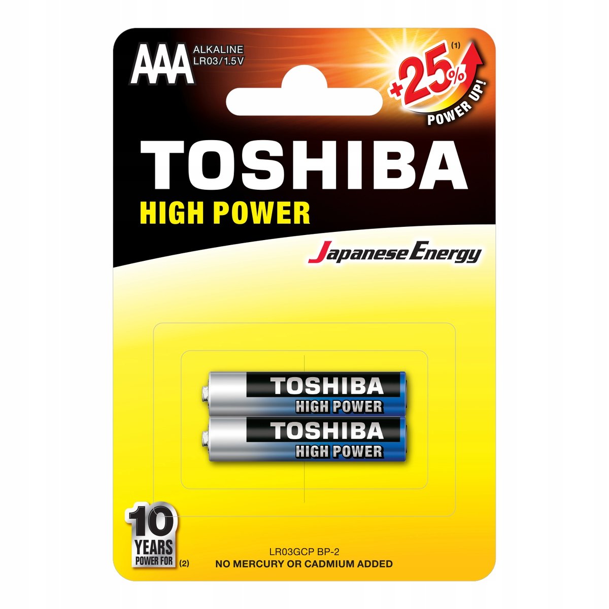 Toshiba Baterie AAA LR3 High Power 40 szt.)