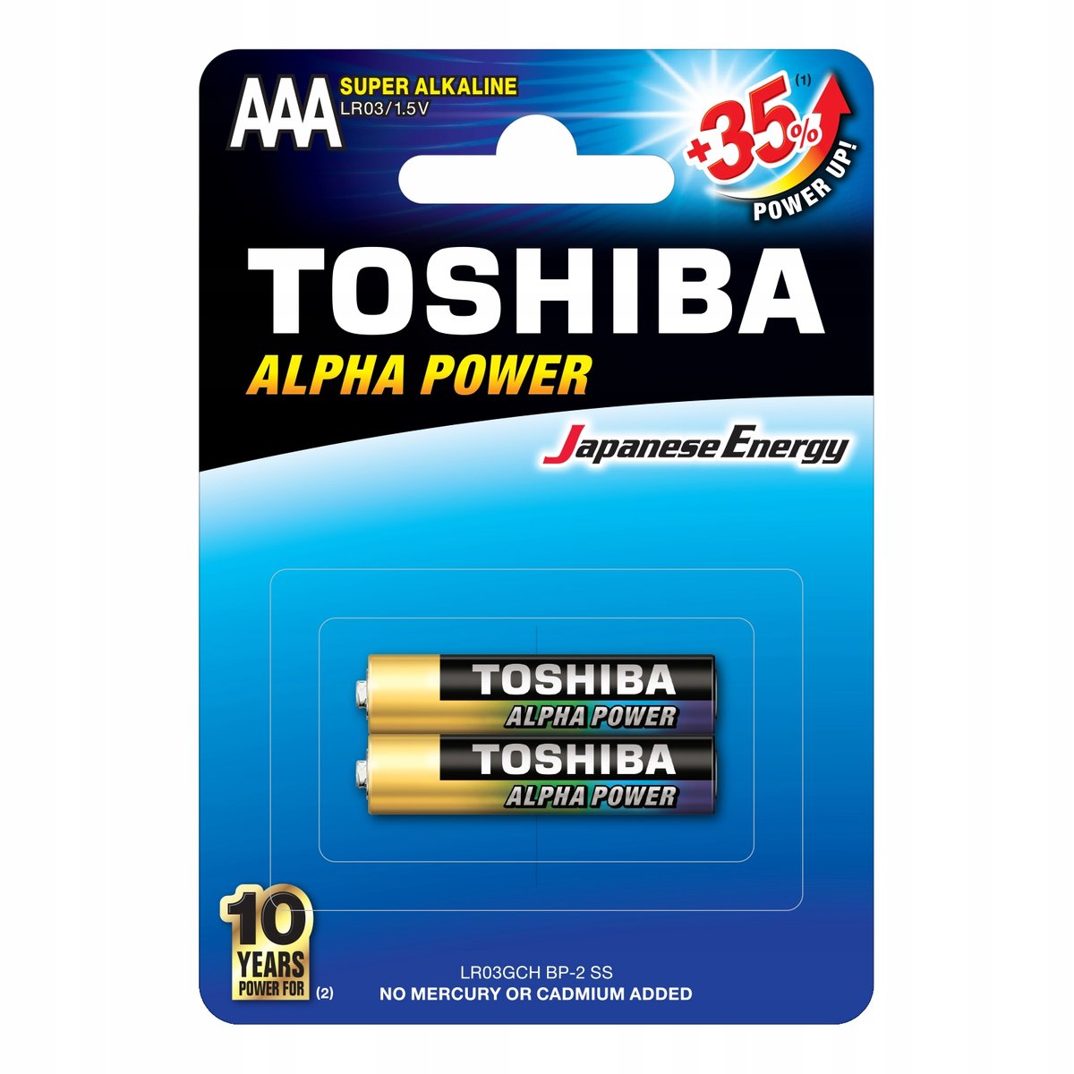 Toshiba Bateria Alpha Power AAA R03 2szt 292756