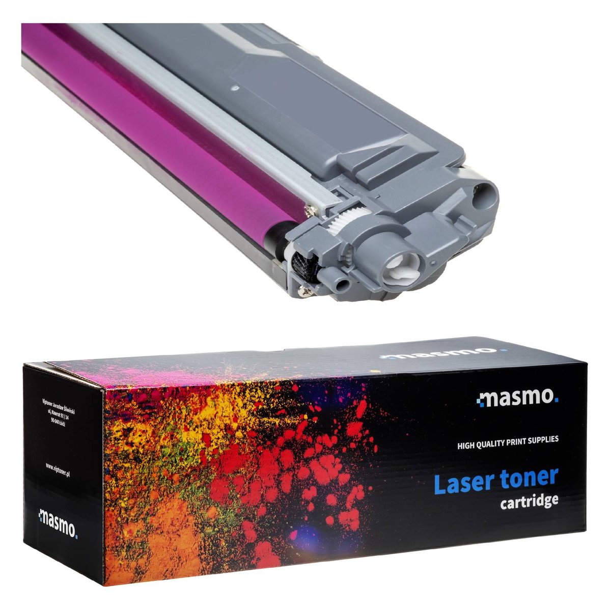 Toner MASMO do Brother TN245 DCP-9015CDW DCP-9020CDW MFC9140CDN 9340CDW purpurowy zamiennik