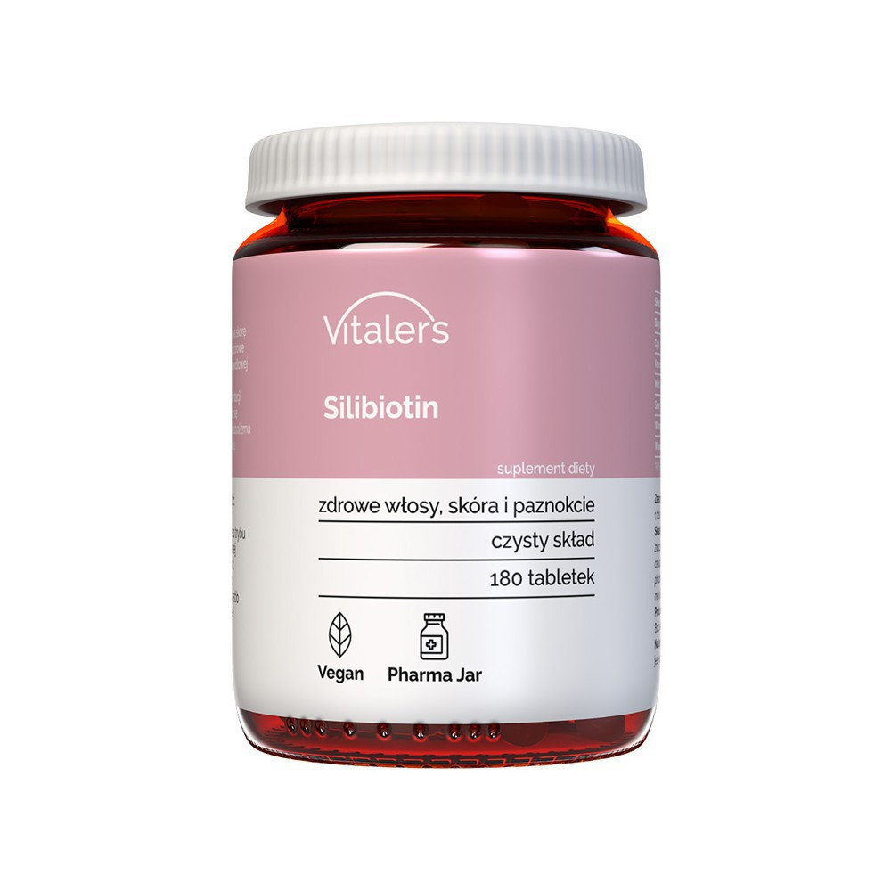 Vitaler's, Silibiotin (Skóra, włosy, paznokcie), Suplement Diety, 180 tab.