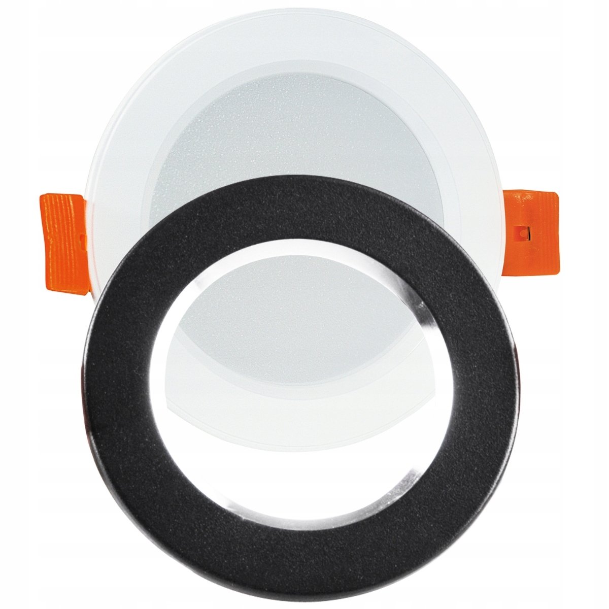 Oczko podtynkowe 4,8W LED ZOE biały/czarny 321176 GOLDLUX (SANICO)