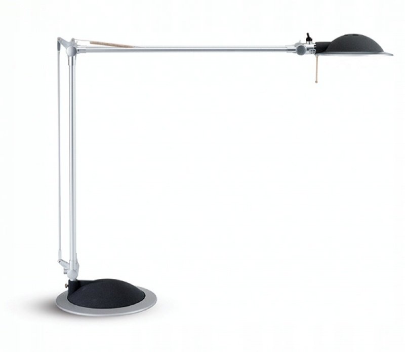 MAUL Lampka LED na biurko MAULbusiness, 11W, srebrno-czarna M8204095