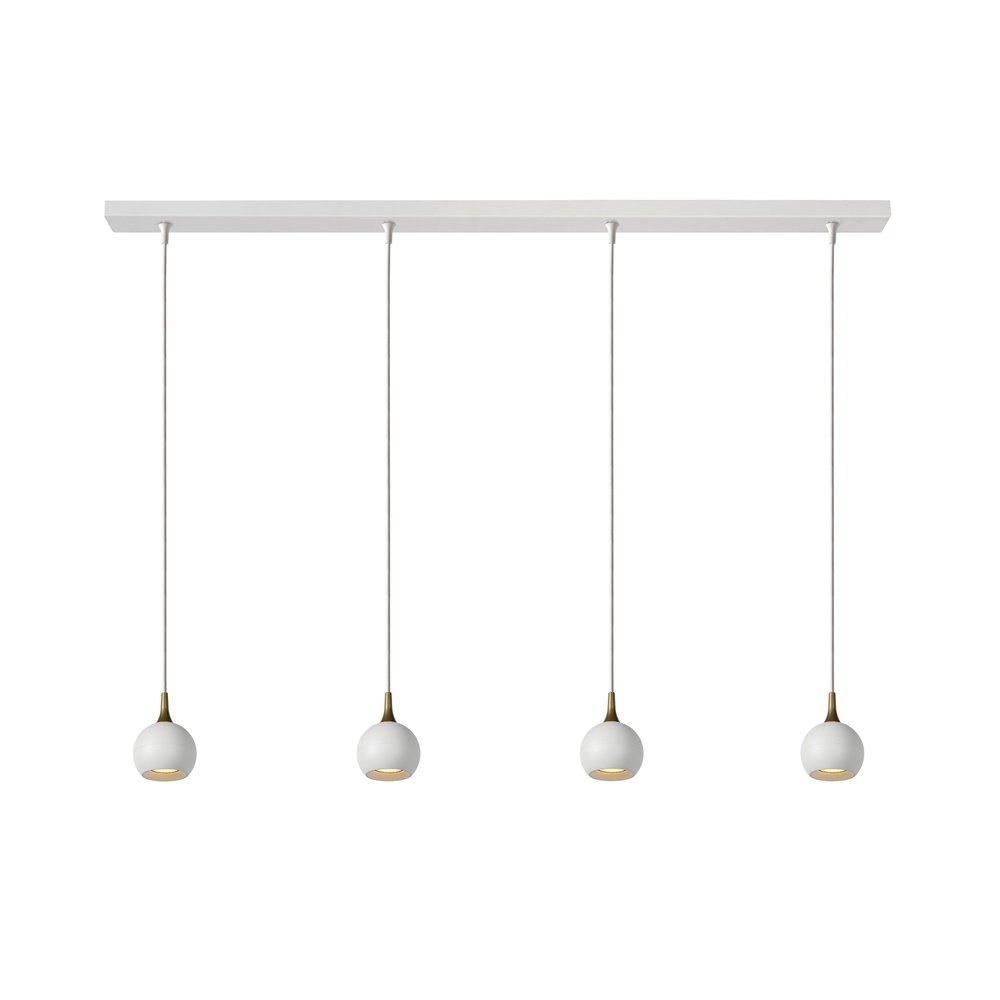 Lucide 09434/04/31 - Żyrandol na lince FAVORI 4xGU10/5W/230V biały