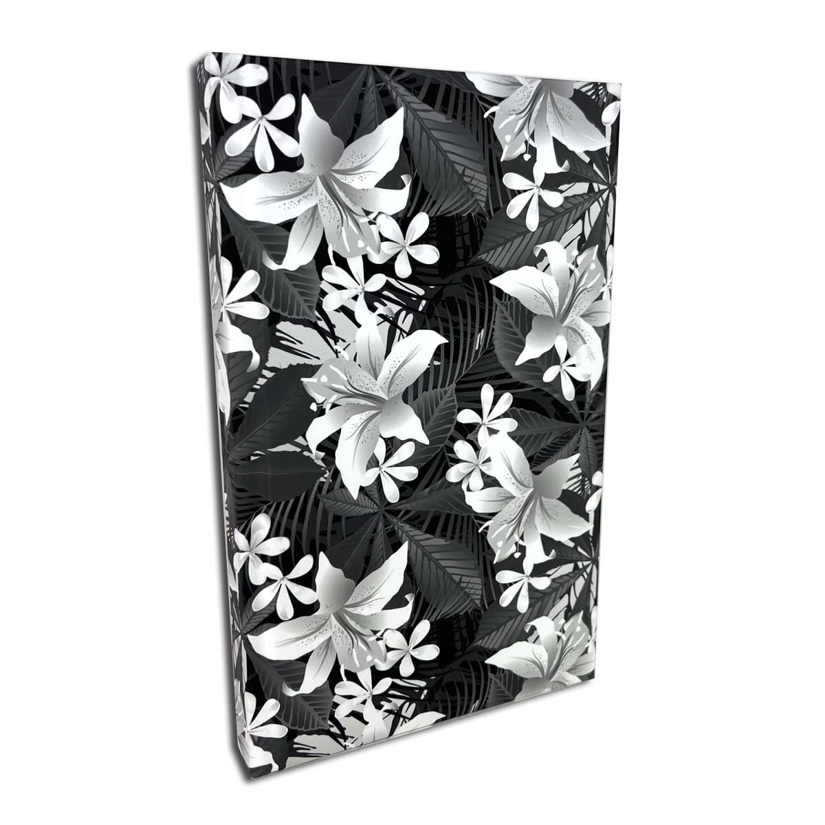 Elegancki notes notatnik A5 soft touch w kratkę hibiskus bw papier chamois