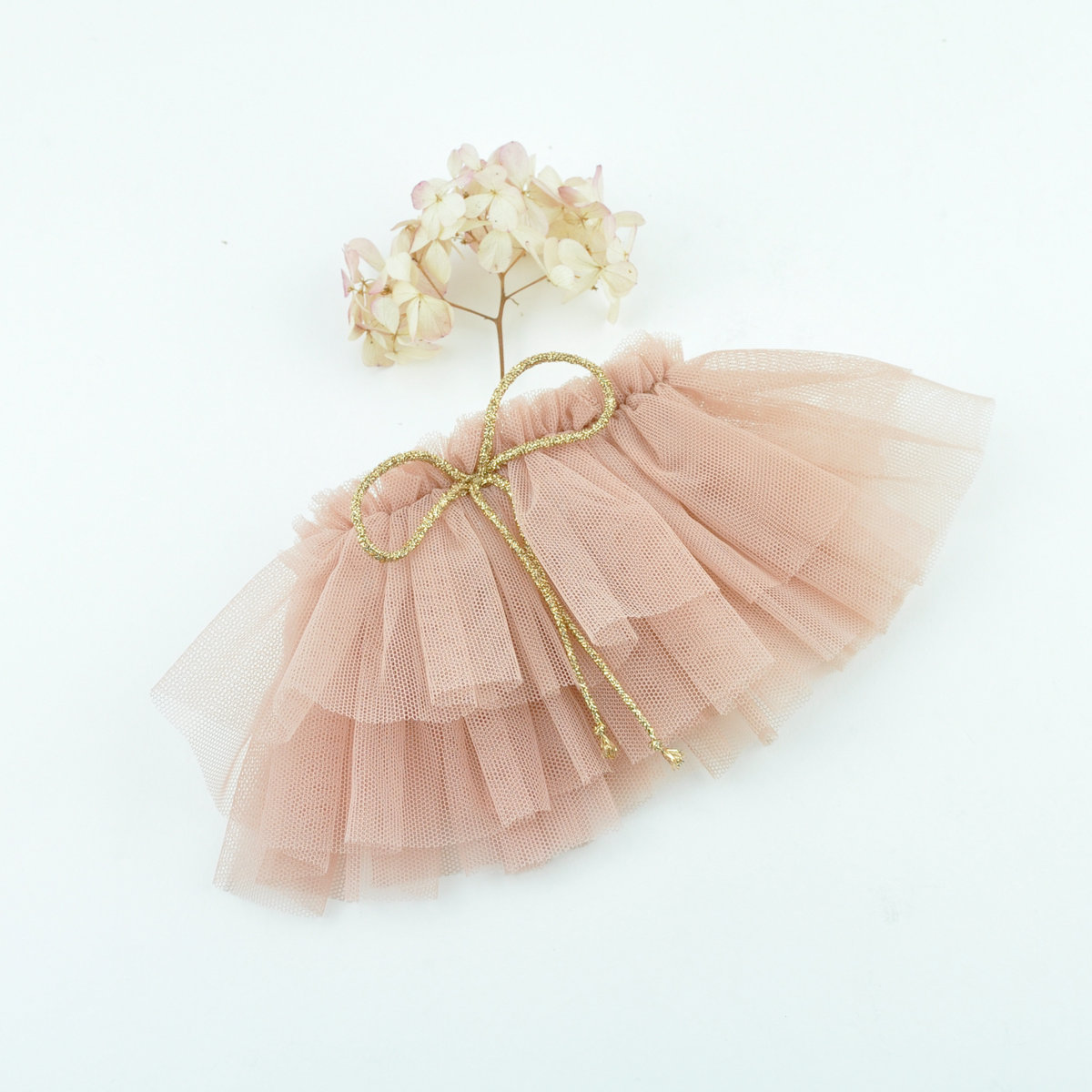 Spódniczka tutu nude dla lalek Miniland 38cm i Paola Reina 34cm