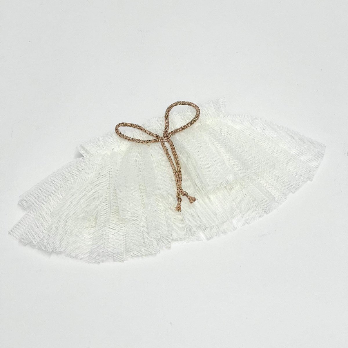 Spódniczka Tutu Ecru Dla Lalek Miniland 38Cm I Paola Reina 34Cm