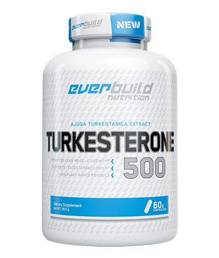 Everbuild Nutrition, Turkesteron 500 mg, 60 kaps.
