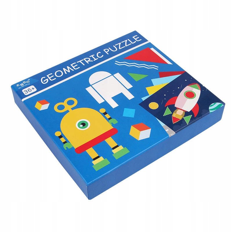 UKŁADANKA MONTESSORI GRA LOGICZNA PUZZLE KSZTAŁTY