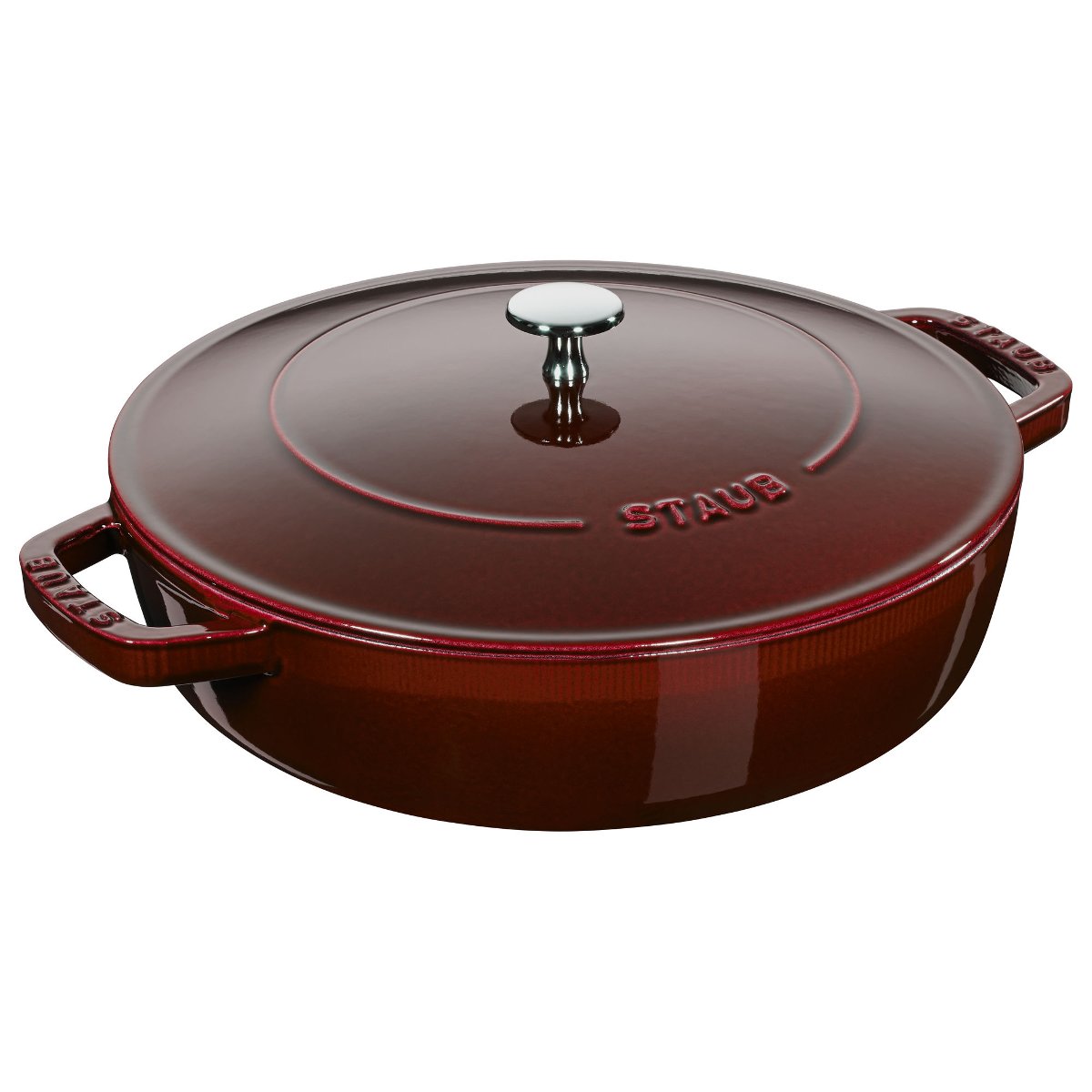 Staub 40511  513  0 naczynie do pieczenia z chistera, żeliwo, Grenadine, 28 cm 40511-513-0
